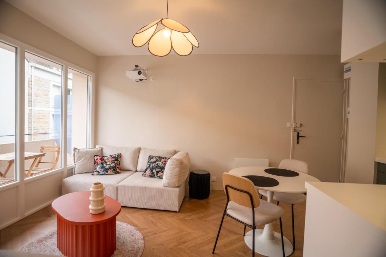 Charmant T2 Vue Odet - Rénové par un Architecte Quimper Esterno foto